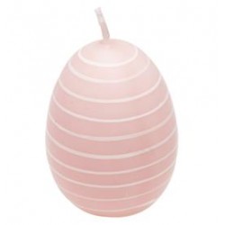 2019Easter egg Stripe pale pink