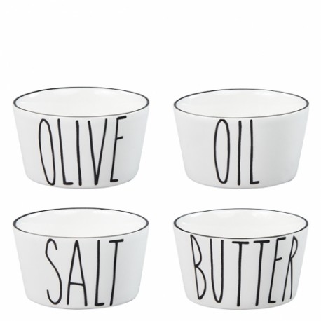 bastion Bowl Ass (4x12pcs) Salt/butter/oil/olive 8x8x4.5cm