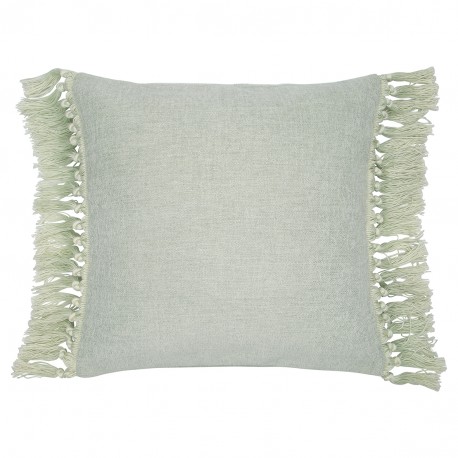 GG20 Cushion dusty mint w/fringes 45x45cm