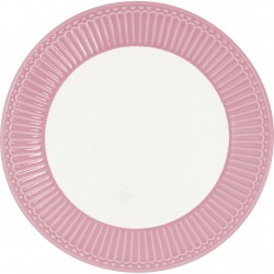 Dinner plate Alice dusty rose