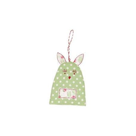 2019Egg warmer rabbit Spot pale green