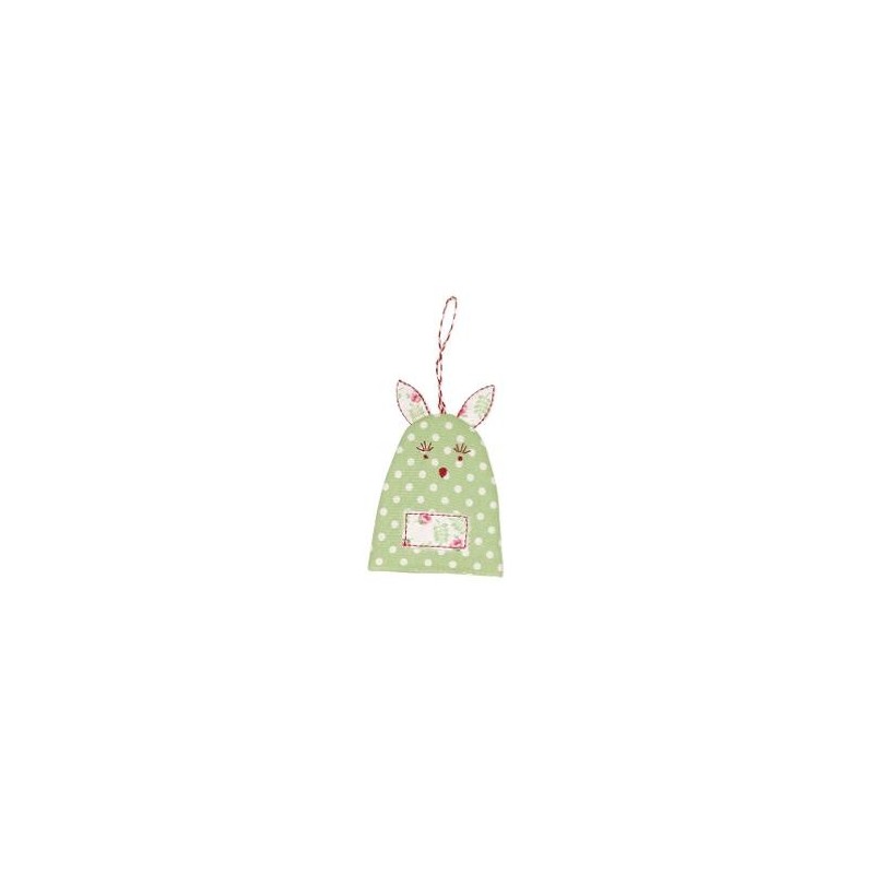 2019Egg warmer rabbit Spot pale green