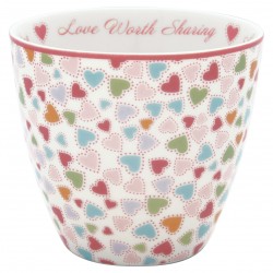 GG Latte cup Love pastel mix