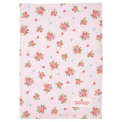 GG20 Tea towel Abigail stripe pale pink