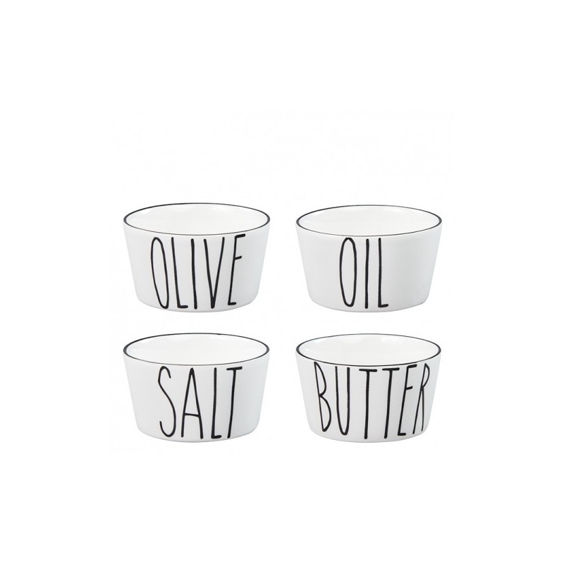 bastion Bowl Ass (4x12pcs) Salt/butter/oil/olive 8x8x4.5cm