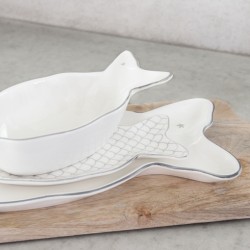 BC PÓŁMISEK W KSZTAŁCIE RYBY BASTION COLLECTIONS