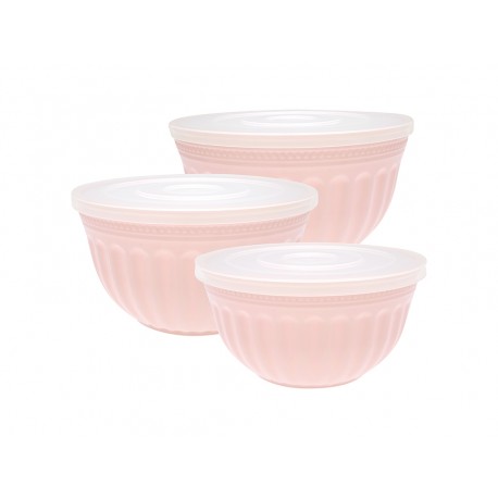 MISKA Z MELAMINY ALICE PALE BLUE ZESTAW 3 SZTUK  GREEN GATE