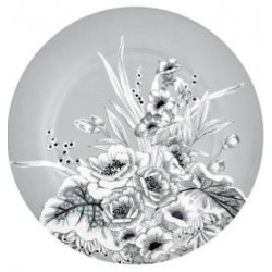 TALERZ PLATE FELICITY GREY GREEN GATE