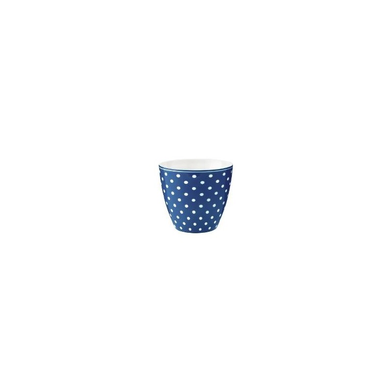 19 Latte cup Spot blue