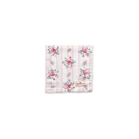 19 Napkin with lace Fiona pale pink