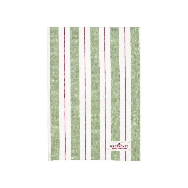 RĘCZNIK KUCHENNY Tea towel Elinor green GREENGATE