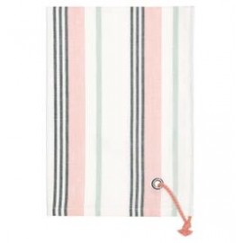 RĘCZNIK KUCHENNY Tea towel Leoma peach w/rope string GREEN GATE